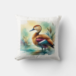 Cojín Decorativo Whistling Duck 230924AREF148 - Watercolor