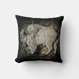 Cojín Decorativo "White Buffalo" original art
