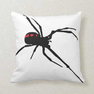 COJÍN DECORATIVO WHITE SPIDER FRONT / BLACK WEB BACK PILLOW