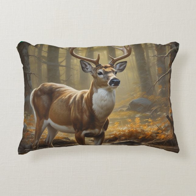 Cojín Decorativo Whitetail Buck (Anverso)