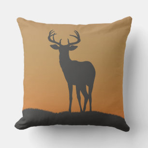 Cojín decorativo Whitetail Deer Sunrise