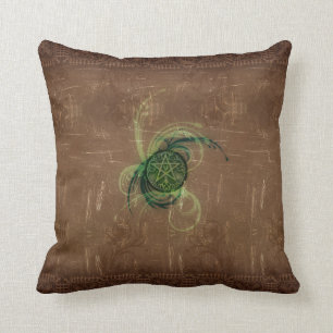 Cojín Decorativo Wicca Rustica: Pentáculo de Magick