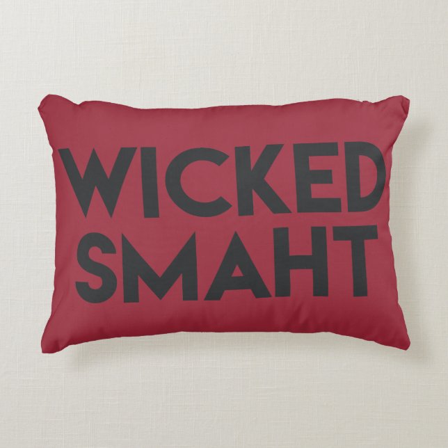 COJÍN DECORATIVO WICKED SMAHT SMART (Anverso)