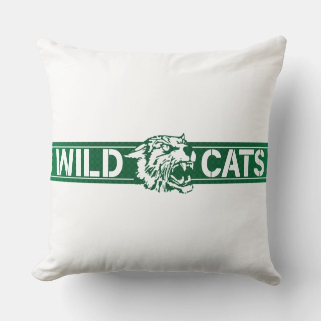 Cojín Decorativo Wildcats de la Unión Wayland #8 (Anverso)