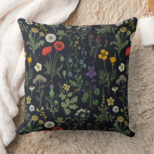 Cojín Decorativo Wildflowers collage (Manta)