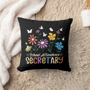 Cojín Decorativo Wildflowers Groovy, secretario de asistencia escol