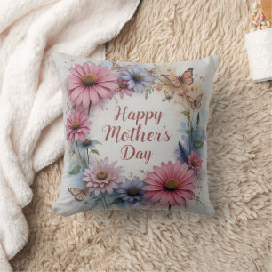 Cojín Decorativo Wildflowers Happy Mother's Day