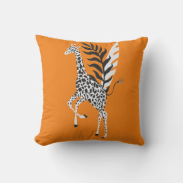 Cojín Decorativo wildlife friendship - Orange Giraffe cushion