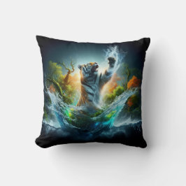 Cojín Decorativo Wildlife Tiger Splash