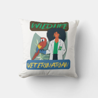 Cojín Decorativo Wildlife Veterinarian – Exotic Animal Vet Design
