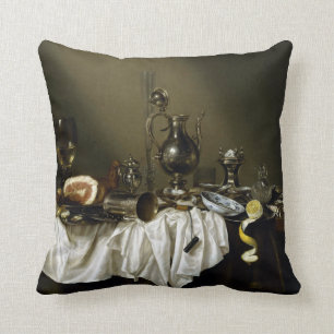 Cojín Decorativo Willem Claesz Heda Banquet Pieza con Ham