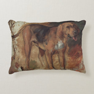 Cojín Decorativo William Holman Hunt - Estudio de un Bloodhound