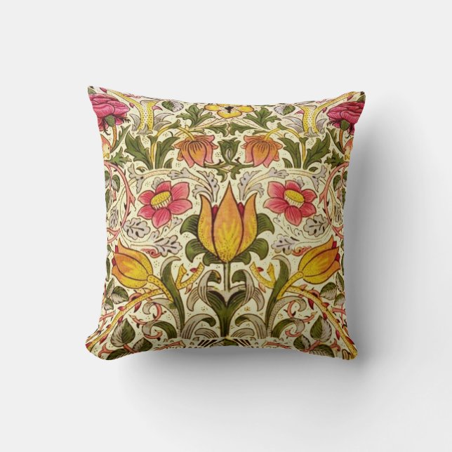 COJÍN DECORATIVO WILLIAM MORRIS (Anverso)