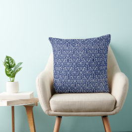 Cojín decorativo William Morris Art Vibrant Blue