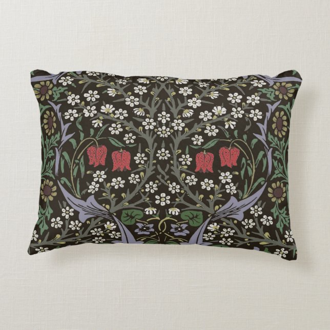 Cojín Decorativo William Morris Blackthorn Tapestry Floral (Reverso)