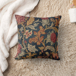 Cojín Decorativo William Morris cardo escocés floral vintage
