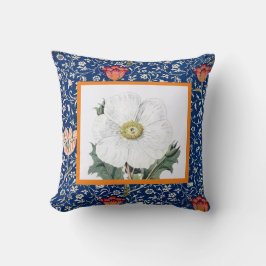 Cojín decorativo William Morris CON TULIP Y POPPY