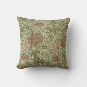 Cojín Decorativo William Morris Cray Flor de Salvia Floral Botánico