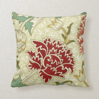 Cojín Decorativo William Morris Fine Red Floral Wallpaper