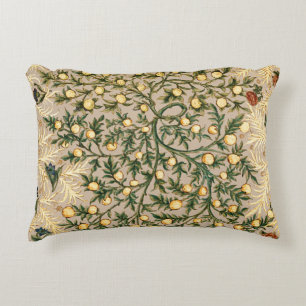 Cojín Decorativo William Morris Floral Fruta Jardín Flor Clásico
