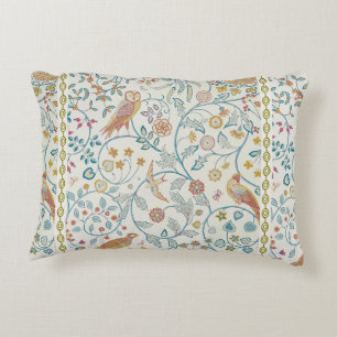 Cojín Decorativo William Morris - Fondo de escritorio de Owl and Be
