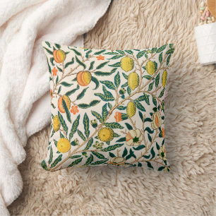 Cojín Decorativo William Morris Fruta Granada Vintage