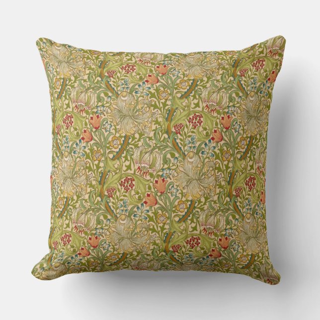 Cojín Decorativo William Morris "Golden Lily" 2 (Anverso)