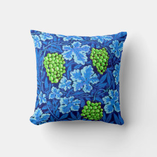 Cojín Decorativo William Morris Grapevine, Azul cobalto