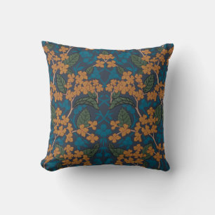 Cojín Decorativo William Morris inspiró el patrón floral otoñal