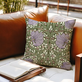 Cojín Decorativo William Morris Pimpernel Patrón de Vintage Pil de