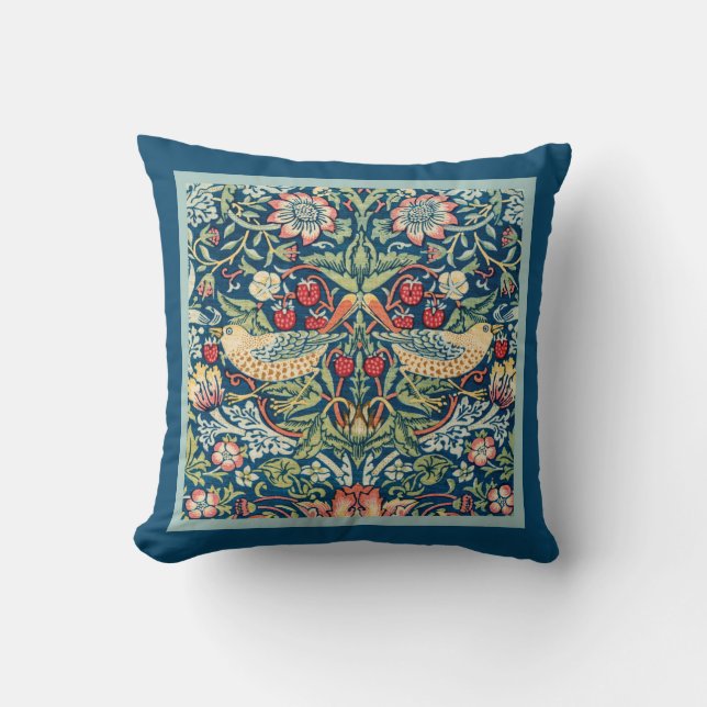Cojín Decorativo William Morris Strawberry Thief (Anverso)
