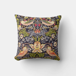 Cojín Decorativo William Morris Strawberry Thief Floral Art Nouveau