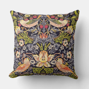 Cojín Decorativo William Morris Strawberry Thief Floral Art Nouveau