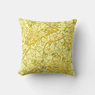 Cojín Decorativo William Morris - Sueño de miel en amarillo