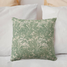 Cojín Decorativo William Morris Tulip Pattern Sage Green