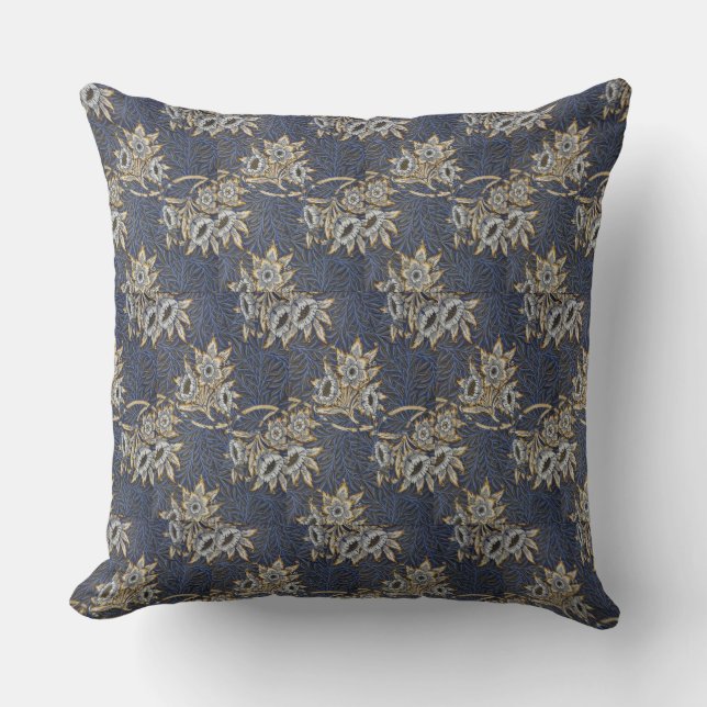 Cojín Decorativo William Morris Tulip y Willow (Anverso)
