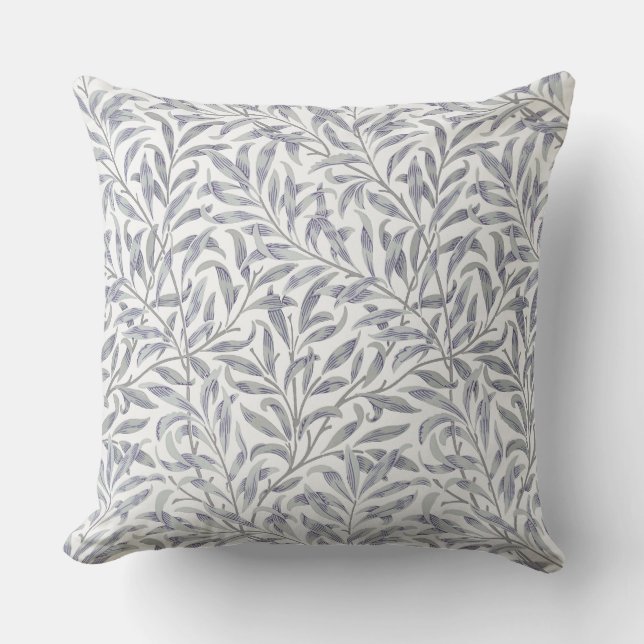 Cojín Decorativo William Morris Willow Bough Blue (Anverso)