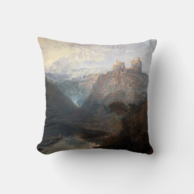 Cojín Decorativo William Turner - Castillo Kilgarren, Pembrokeshire (Anverso)