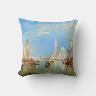 Cojín Decorativo William Turner - Venecia, La Dogana y San Giorgio
