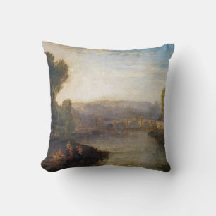 Cojín Decorativo William Turner - Vista de Richmond Hill y puente