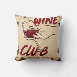 Cojín Decorativo  Wine Club Rustic Vineyard Kitchen Home Bar 