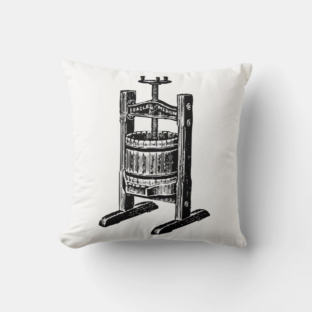 Cojín Decorativo Wine Press (Anverso)