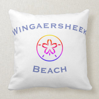 Cojín Decorativo Wingaersheek Beach Longitude/Latitude Throw Pillow