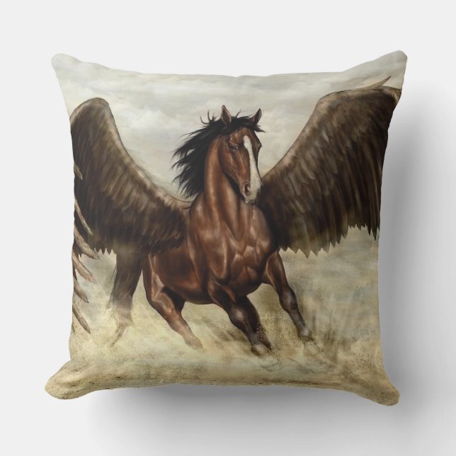Cojín Decorativo Winged Pegasus (Anverso)