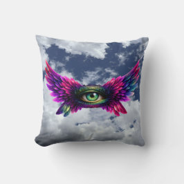 Cojín Decorativo Winged Protection Eye – Round Intention Keychain