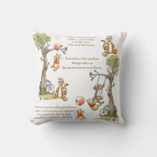 Cojín Decorativo Winnie the Pooh Pillow; la madera de los cien Acre