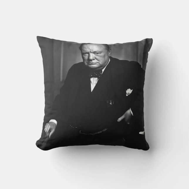Cojín Decorativo Winston Churchill (Anverso)