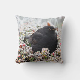 Cojín Decorativo Winter Blackbird