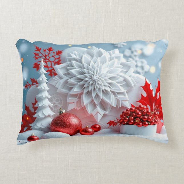 Cojín Decorativo Winter Blossom Composition (Anverso)