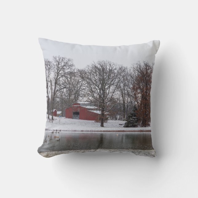 Cojín Decorativo Winter Farm Pano (Anverso)